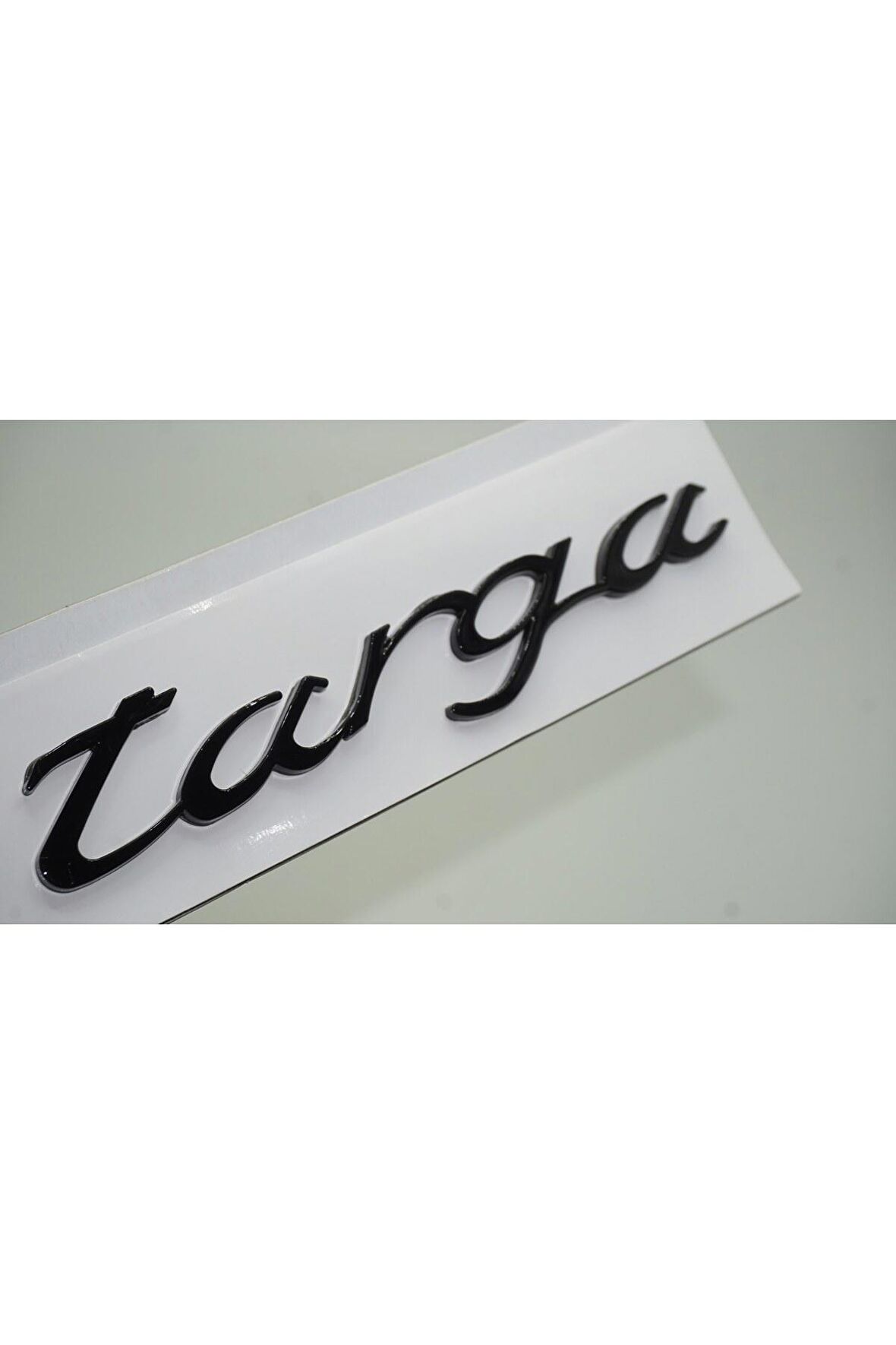 DK Porsche Targa Bagaj 3M 3D Siyah ABS Yazı Logo Amblem