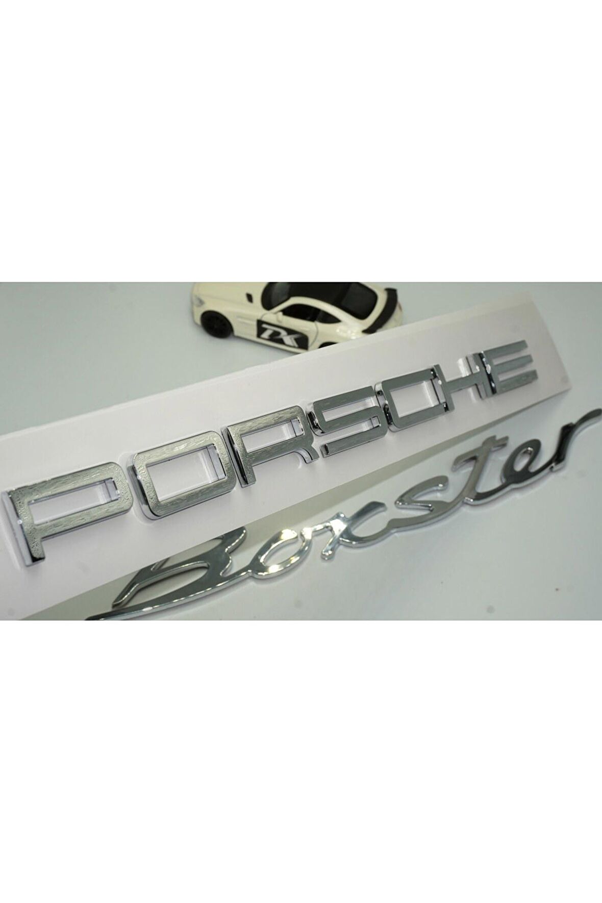 DK Porsche Boxster Bagaj Krom ABS Eski Model Yazı Logo Amblem Seti