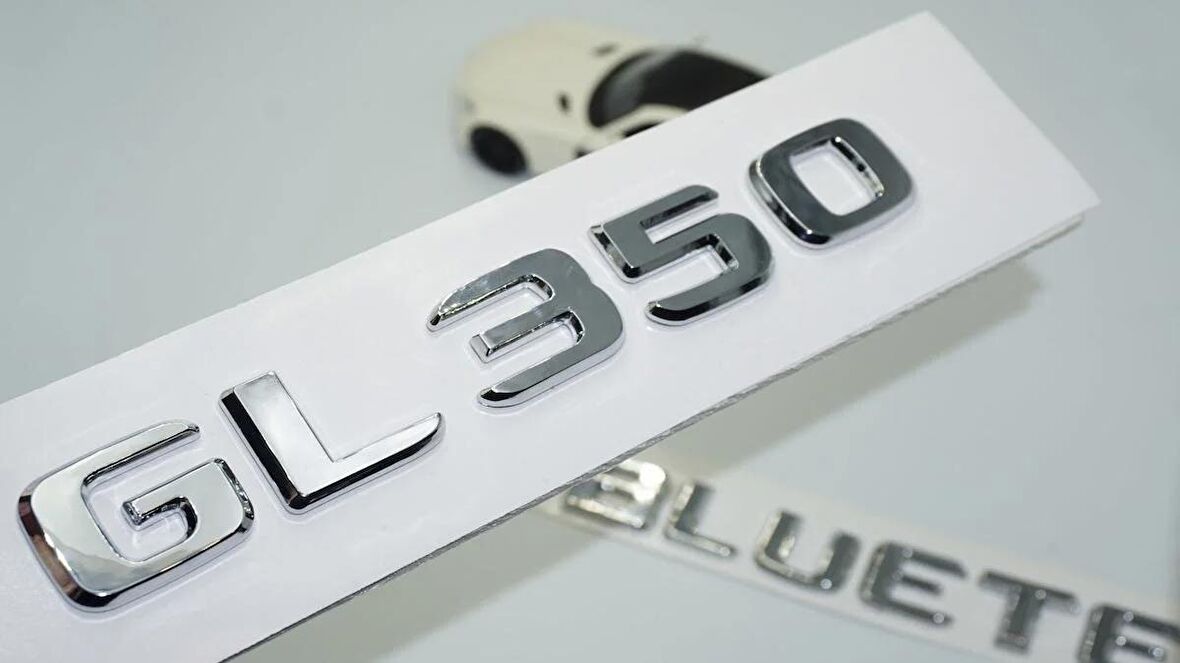 DK Tuning GL350 Bluetec Bagaj Krom ABS Yazı Logo Benz İle Uyumlu