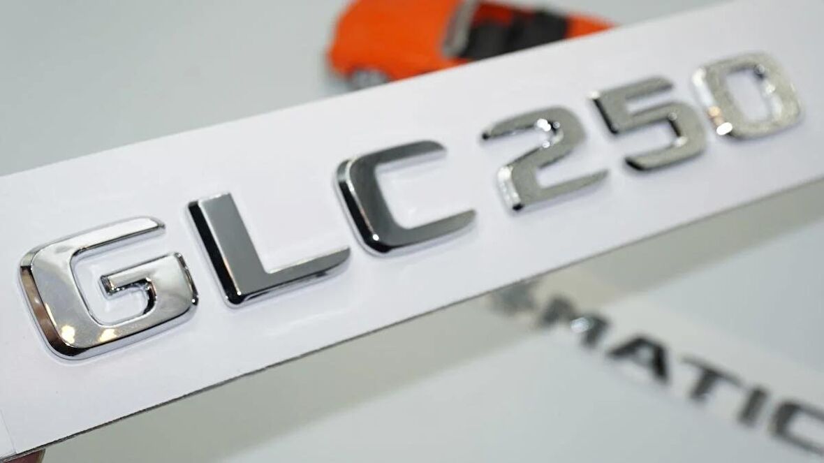 DK Tuning GLC250 4Matic Bagaj Krom ABS Yazı Logo Benz İle Uyumlu