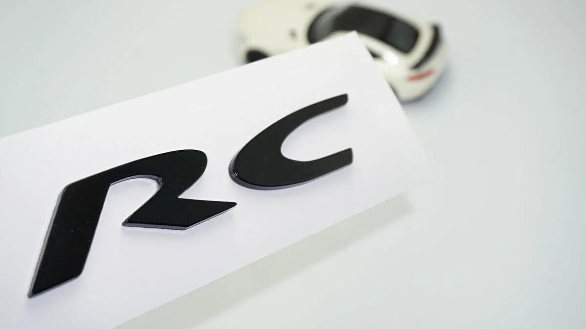 DK Tuning RC Bagaj Siyah ABS Logo Amblem Peugeot İle Uyumlu