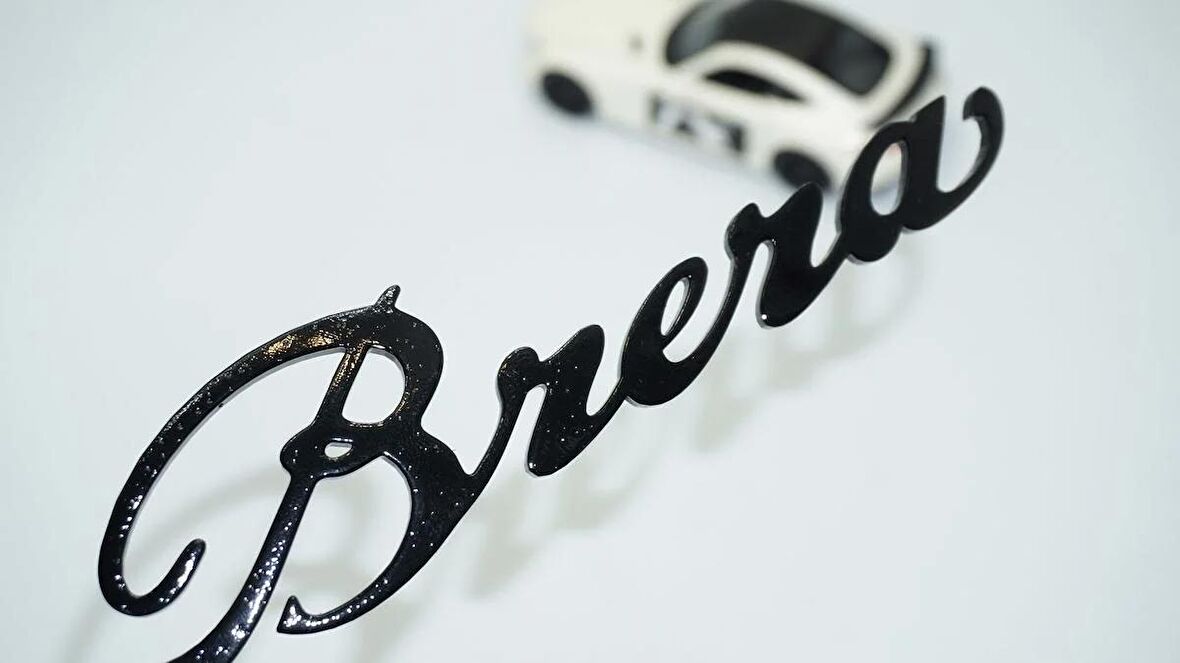 DK Tuning Alfa Romeo Brera Siyah ABS 3M 3D Bagaj Yazı Logo Arma