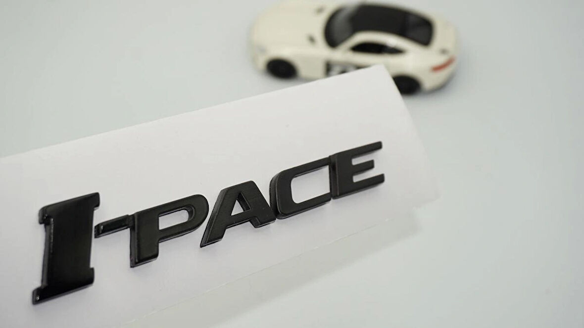 DK Tuning I-Pace 3M Siyah ABS Bagaj Yazı Logo Jaguar İle Uyumlu