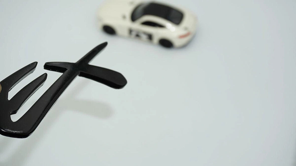 DK Tuning Lancer EX Bagaj Siyah Yazı Logo Arma