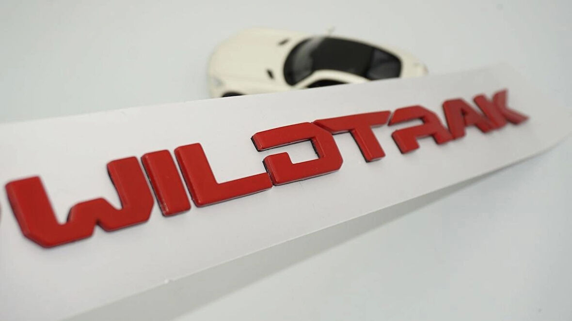 DK Tuning Ranger Wildtrak Bagaj Kırmızı Yazı Logo Ford İle Uyumlu