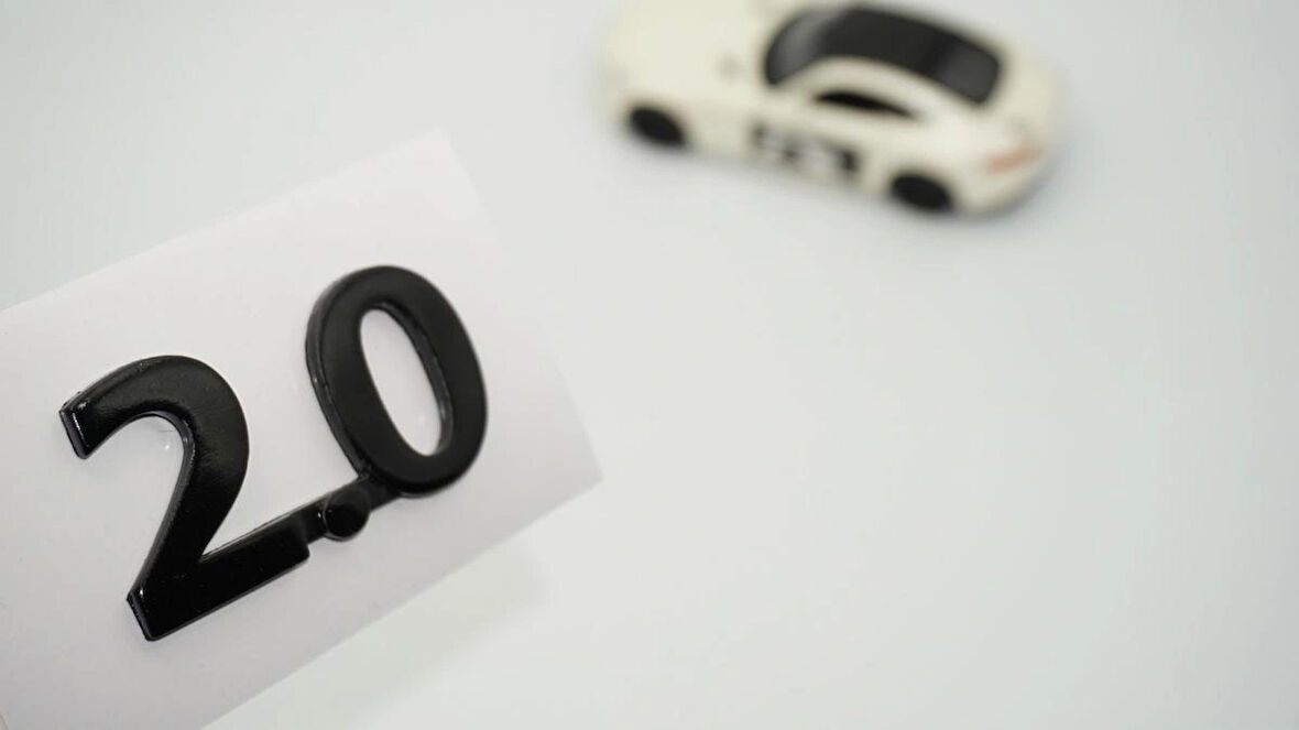 DK Tuning 2.0 Siyah ABS Bagaj Yazı Logo Arma Jaguar İle Uyumlu