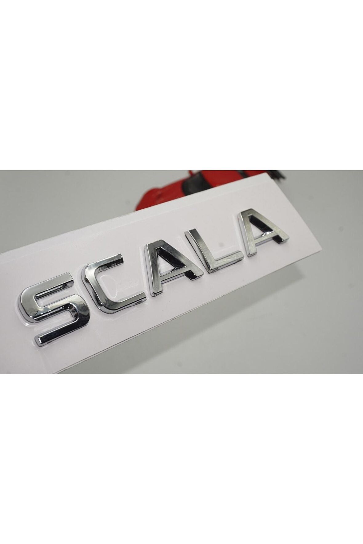 Skoda Scala Bagaj 3m 3d Krom Abs Logo Amblem