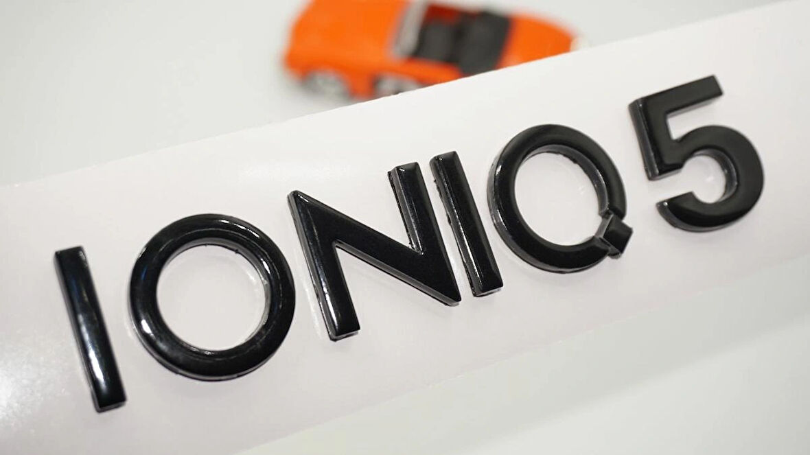 DK Tuning Hyundai İoniq 5 Siyah ABS 3M 3D Bagaj Yazı Logo Arma