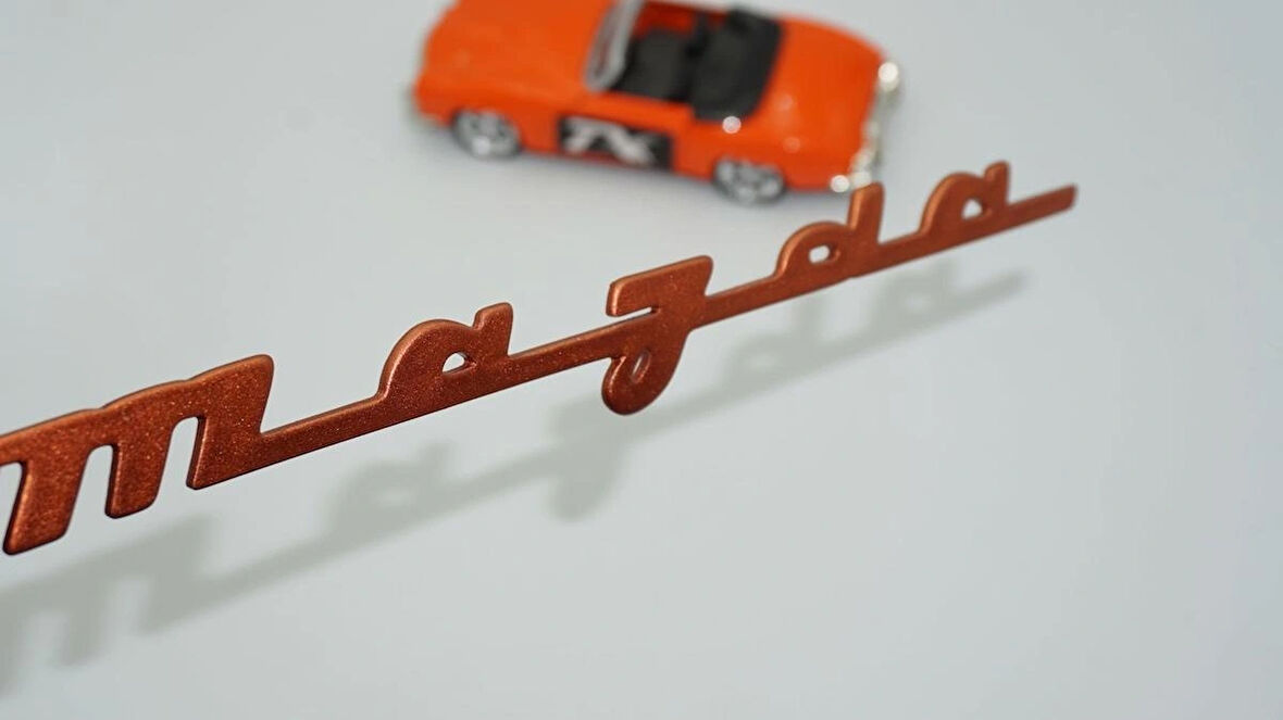 DK Tuning Mazda Japon Versiyon Bronz ABS Kaput Bagaj Yazı Logo Arma