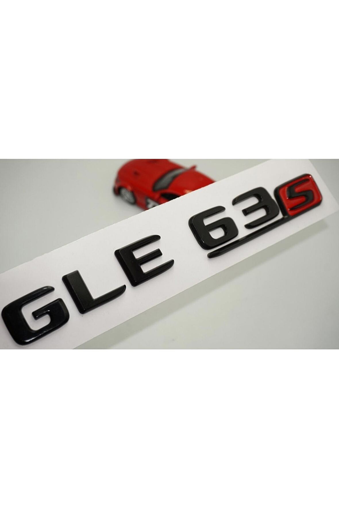 Gle 63s Bagaj Parlak Siyah Abs 3m 3d Yazı Logo