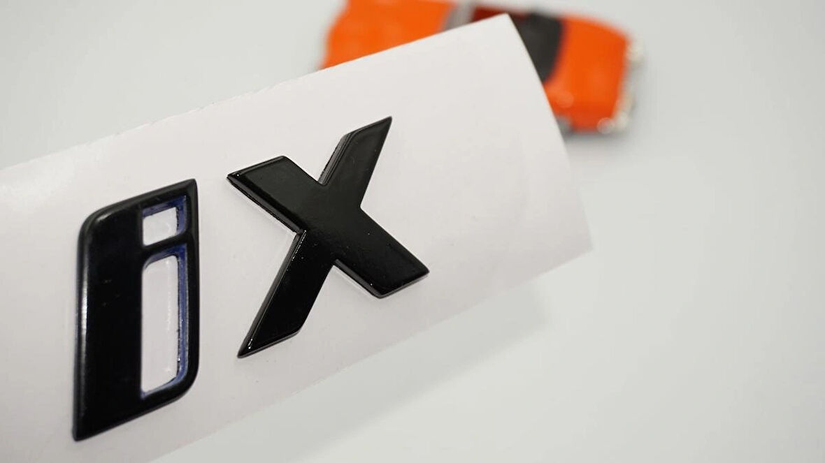 DK Tuning iX Bagaj Siyah ABS 3MYazı Logo Arma Bmw İle Uyumlu