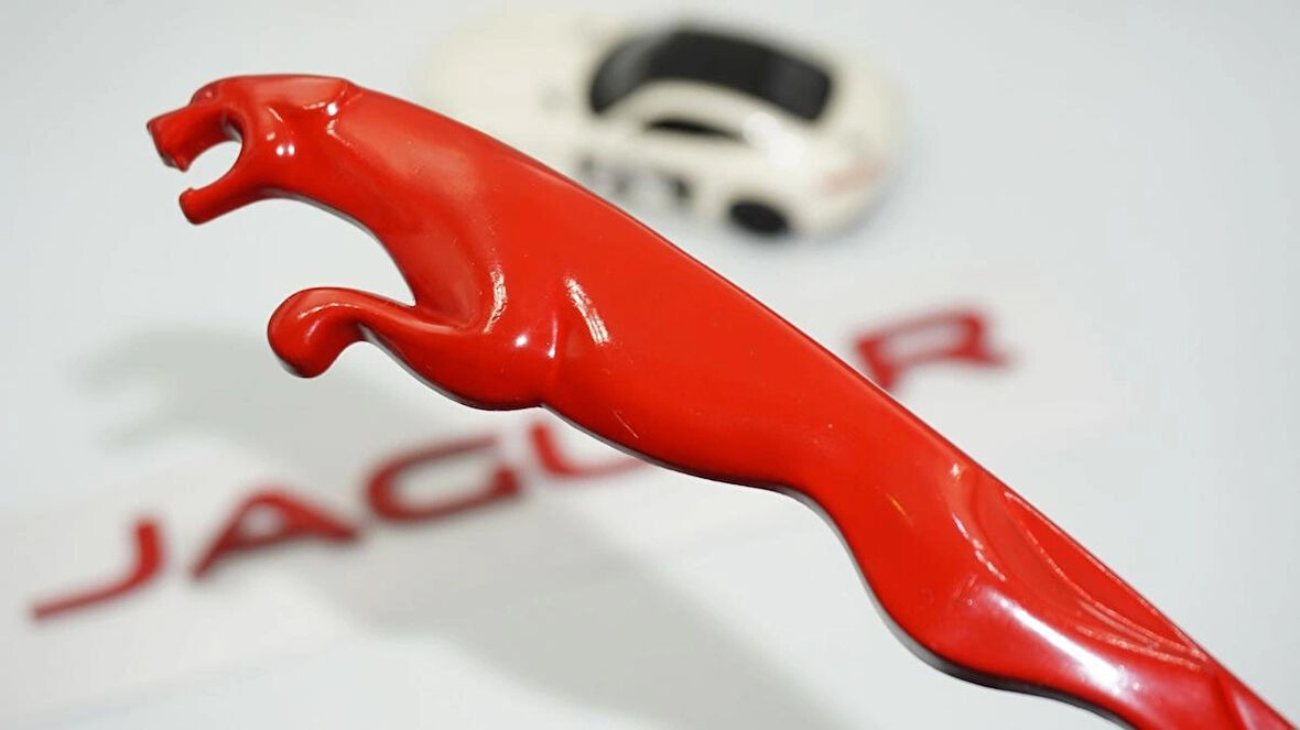 DK Tuning Jaguar Panter Kırmızı Bagaj Yazı Logo Arma Seti