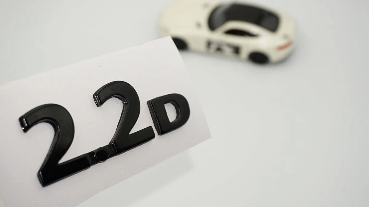 DK Tuning 2.2D Siyah ABS Bagaj Yazı Logo Arma Jaguar İle Uyumlu