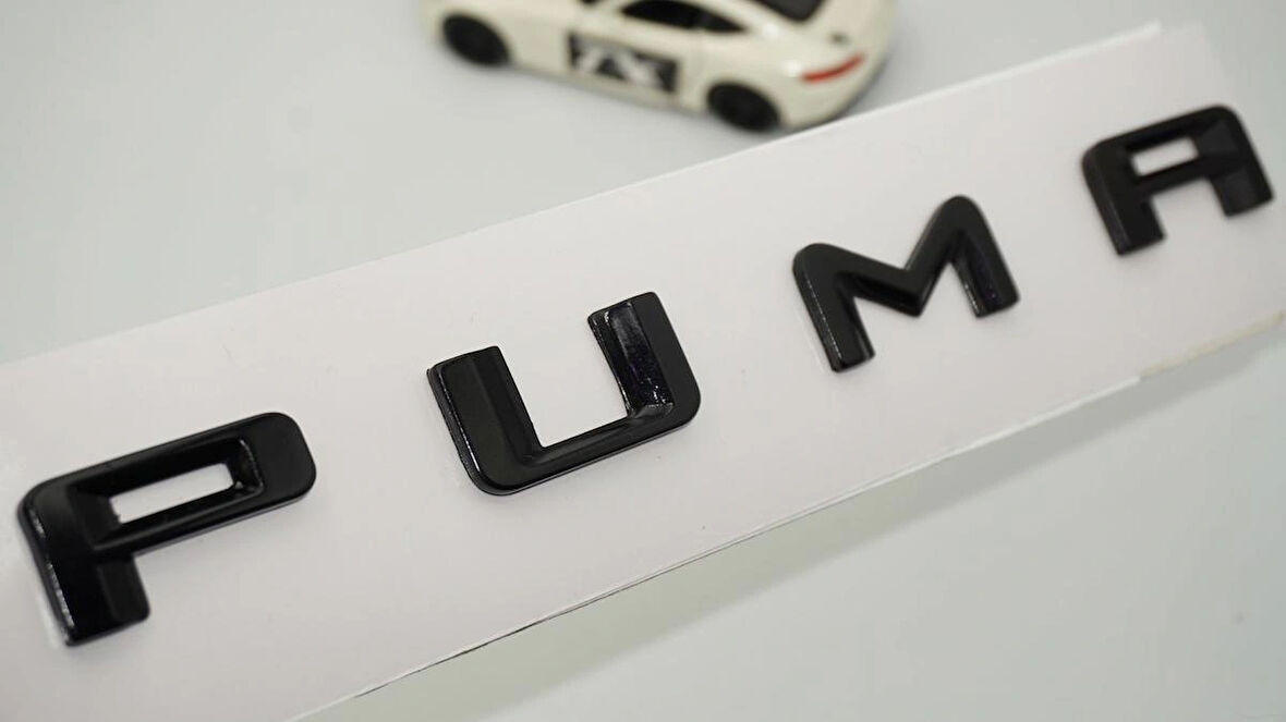 DK Tuning Puma Bagaj Siyah Yazı Logo Arma Ford ile Uyumlu