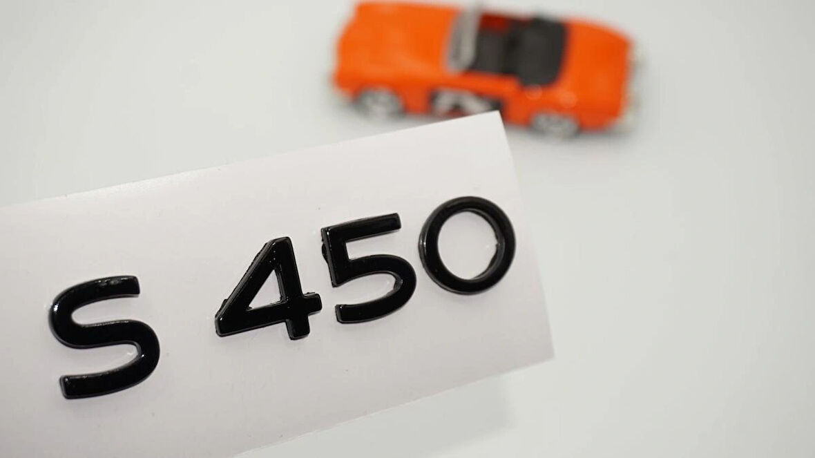 DK Tuning S450 Maybach Bagaj Siyah ABS Yazı Logo Arma