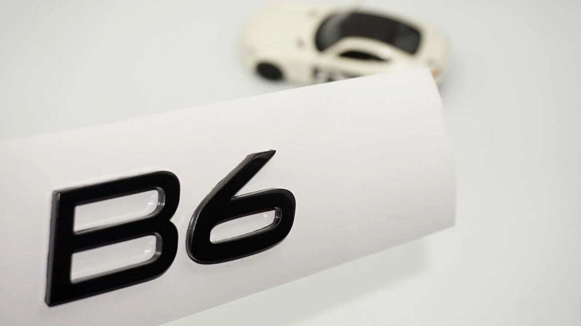 DK Tuning B6 C-S-V-XC Siyah Bagaj Yazı Logo Volvo ile Uyumlu