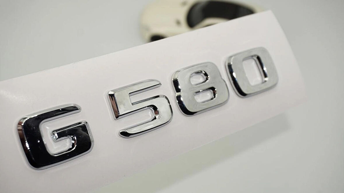 DK Tuning G580 Bagaj Krom ABS Yazı Logo Benz İle Uyumlu