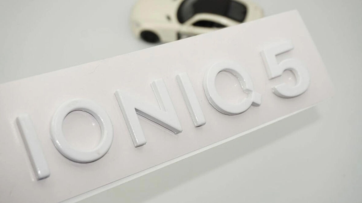 DK Tuning Hyundai ioniq 5 Beyaz ABS Bagaj Yazı Logo Arma