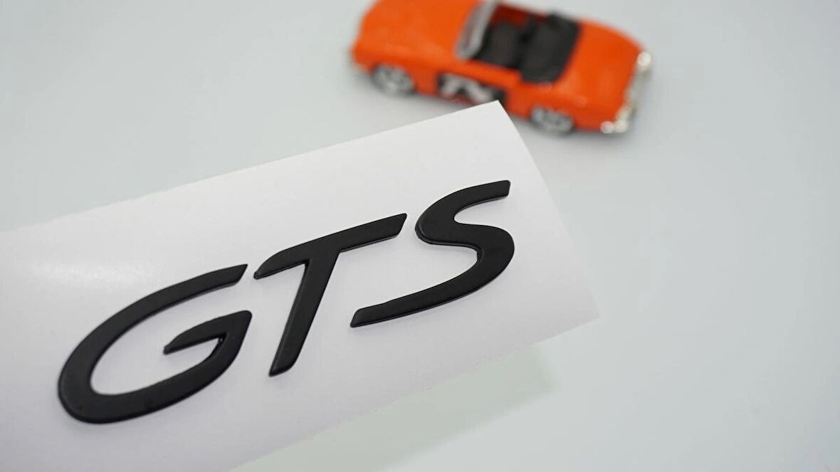 DK Tuning GTS Mat Siyah Bagaj Logo Arma Porsche ile Uyumlu