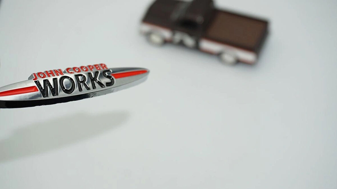 DK Tuning Mini John Cooper Works Bagaj 9cm Metal Logo Arma