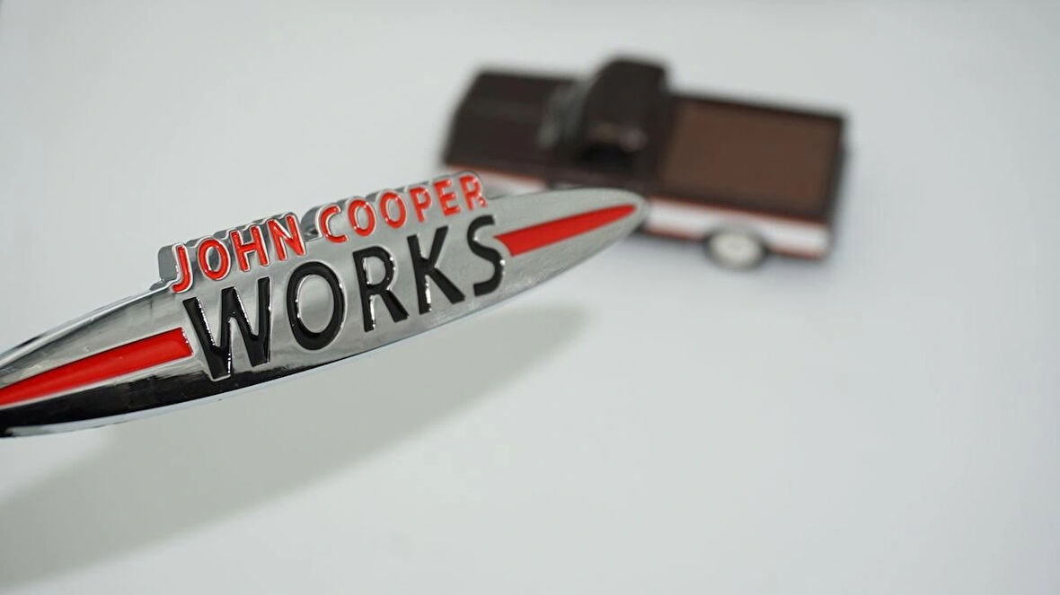 DK Tuning Mini John Cooper Works Bagaj 13cm Metal Logo Arma