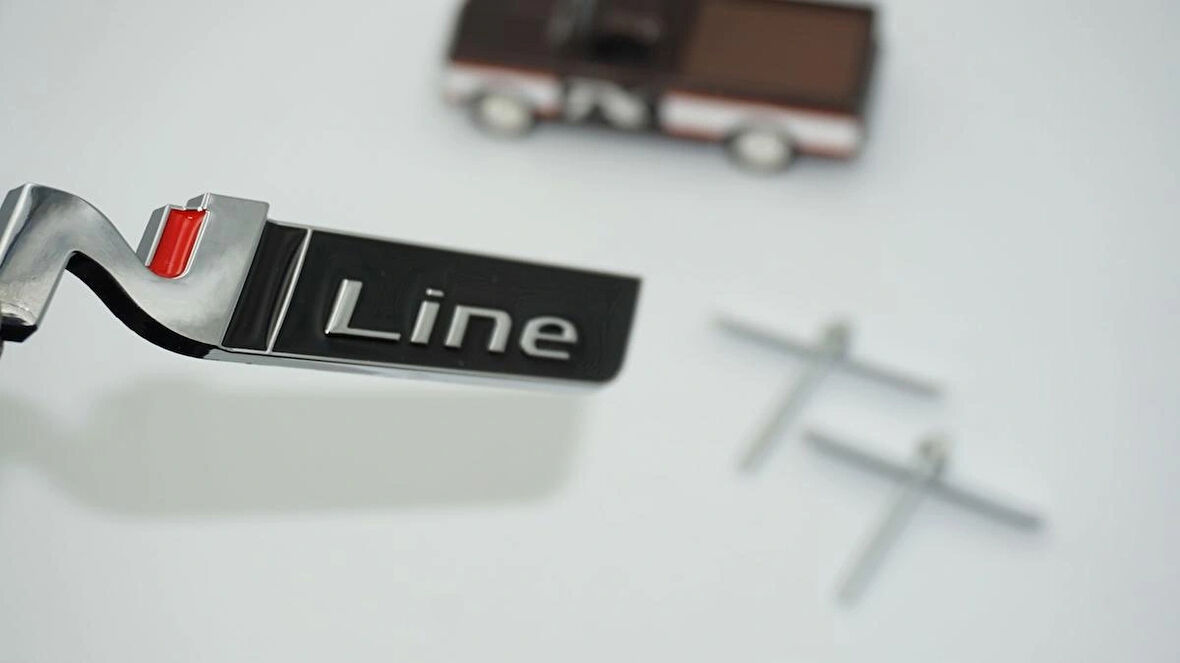 DK Tuning Hyundai N Line Ön Panjur Krom Metal Logo Amblem Arma