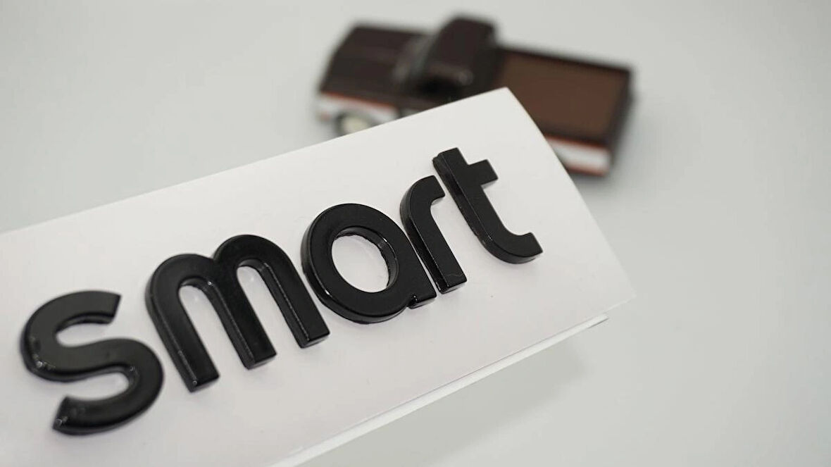 DK Tuning Mercedes Benz Smart Bagaj Siyah Yazı Logo Arma