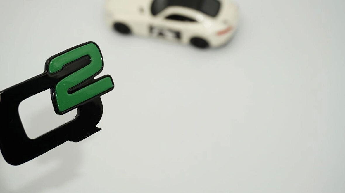DK Tuning Alfa Romeo Q2 Yeşil Siyah Bagaj Logo Arma