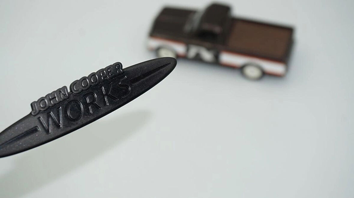 DK Tuning Mini John Cooper Works Bagaj 9cm Siyah Logo Arma