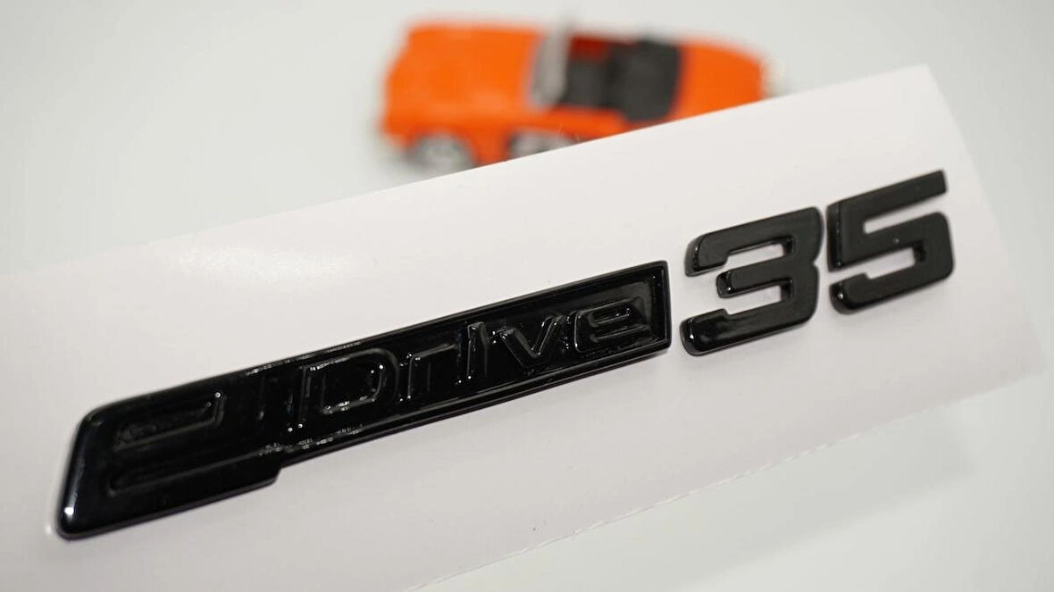 DK Tuning eDrive 35 Bagaj Siyah Yeni Nesil Yazı Logo Bmw İle Uyumlu