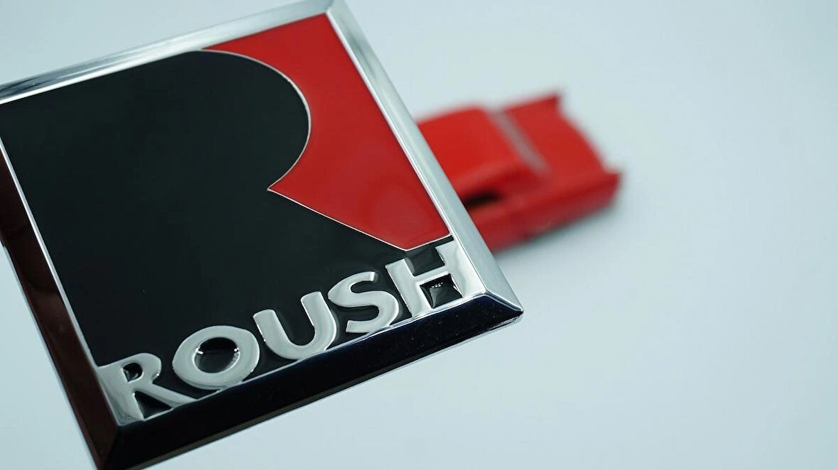 DK Tuning Ford Mustang ROUSH Bagaj Body Logo Krom Metal 3M Plaka