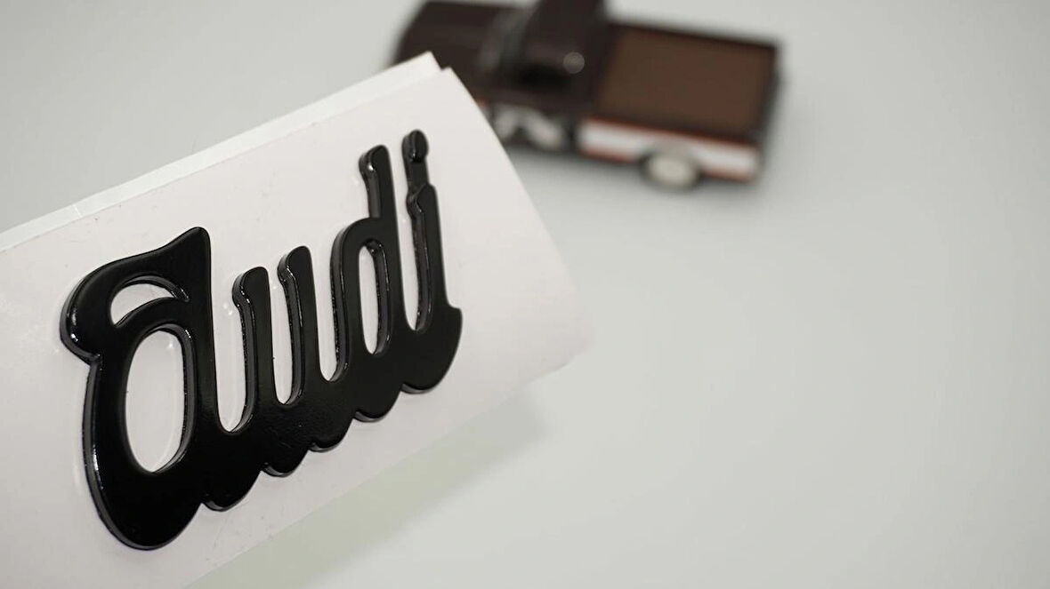 DK Tuning Audi Bagaj Siyah 3M Yazı Logo Arma