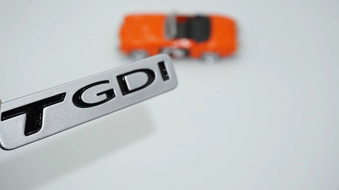 DK Tuning Hyundai TGDi Gri Siyah ABS Bagaj Logo Arma Amblem