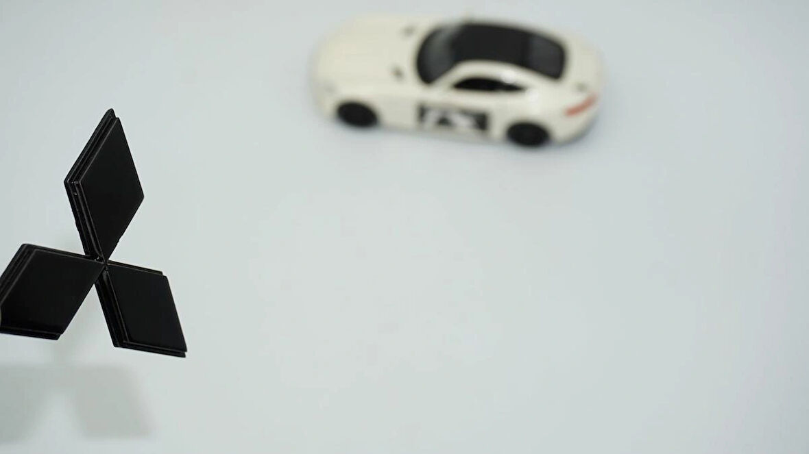 DK Tuning Mitsubishi Lancer Direksiyon 3M 3D Siyah ABS Logo Amblem