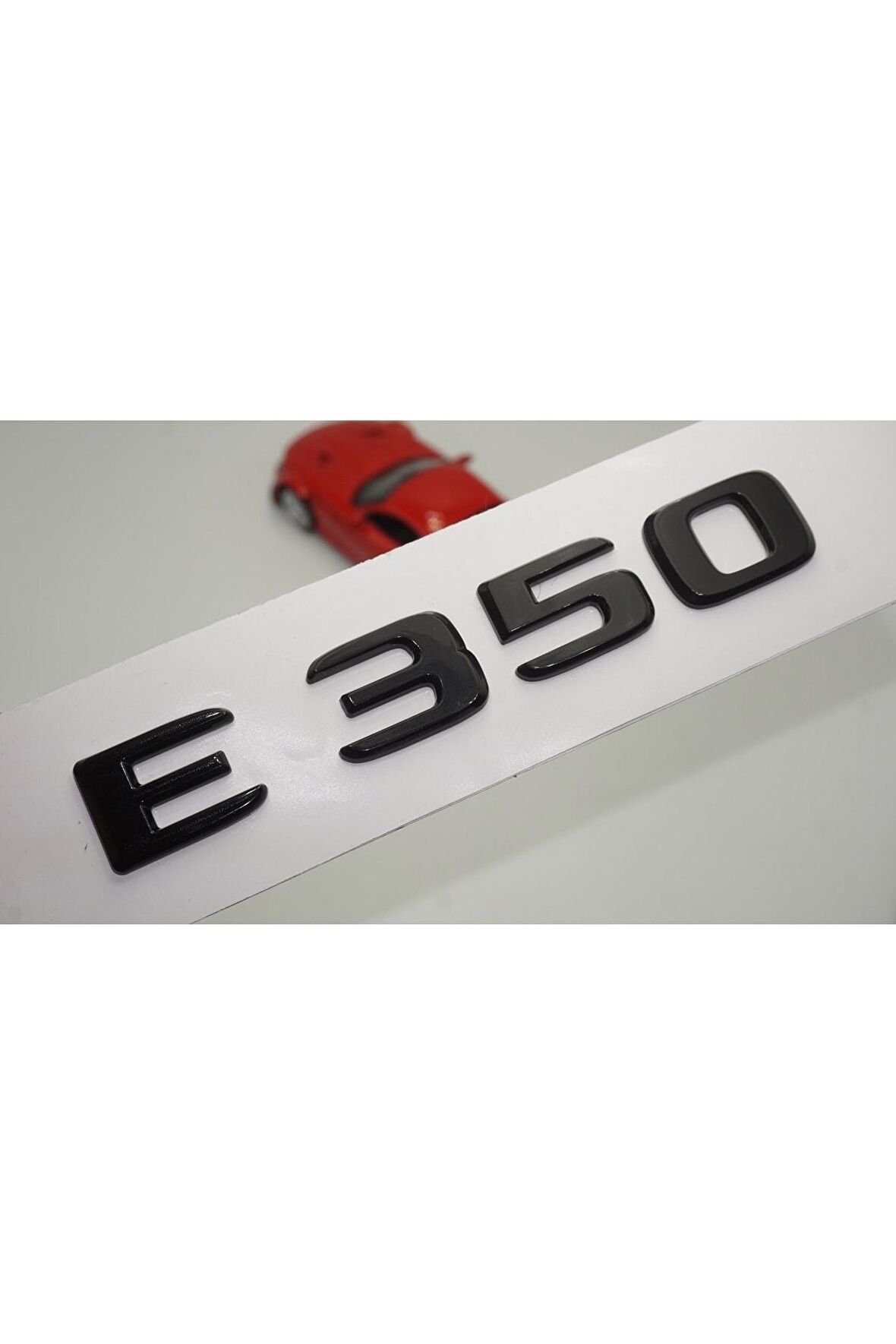 E 350 Bagaj Parlak Siyah Abs 3m 3d Yazı Logo