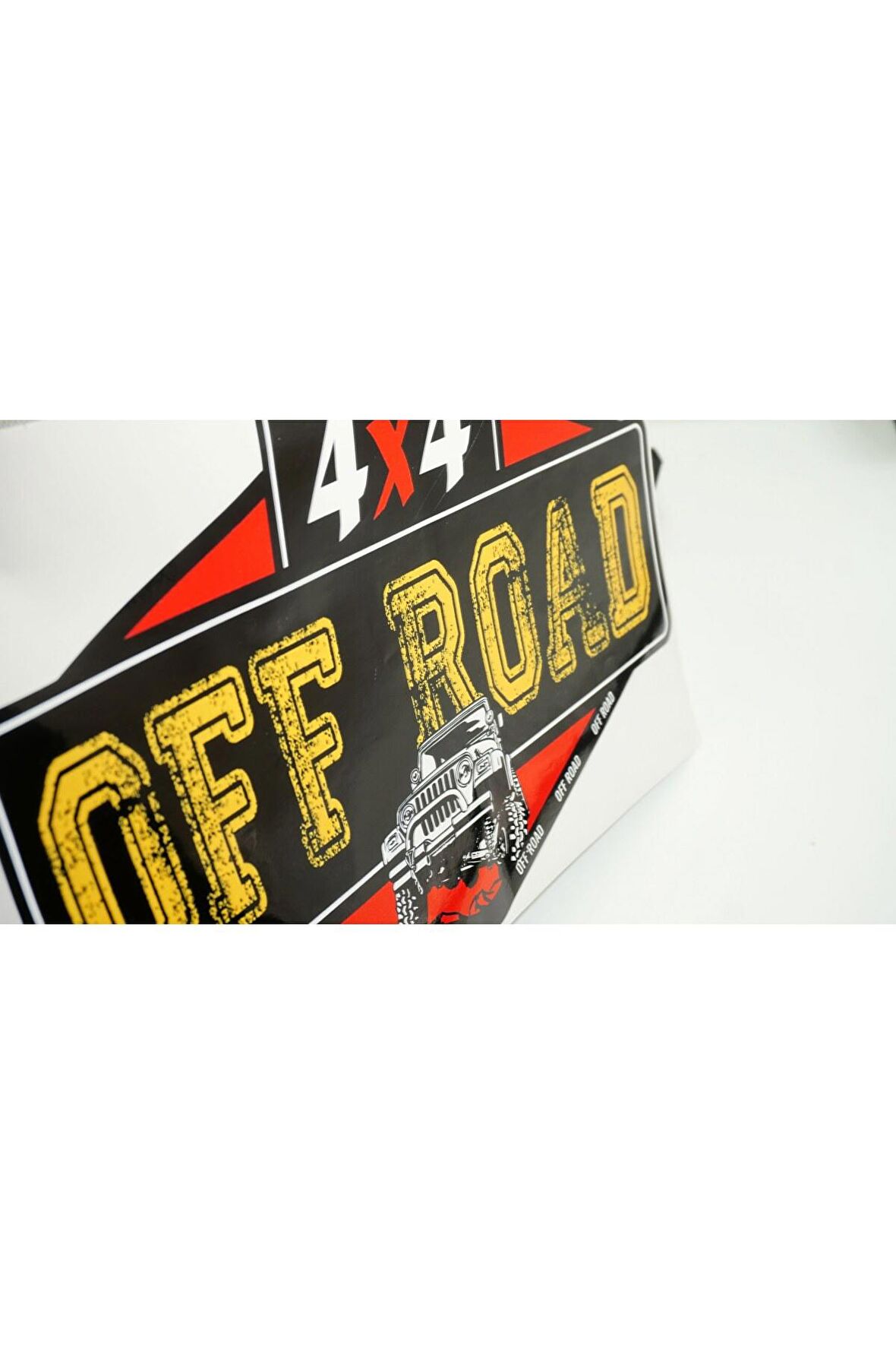 Arazi Aracı Off Road 4x4 Kaput Bagaj Sticker 28X18 cm