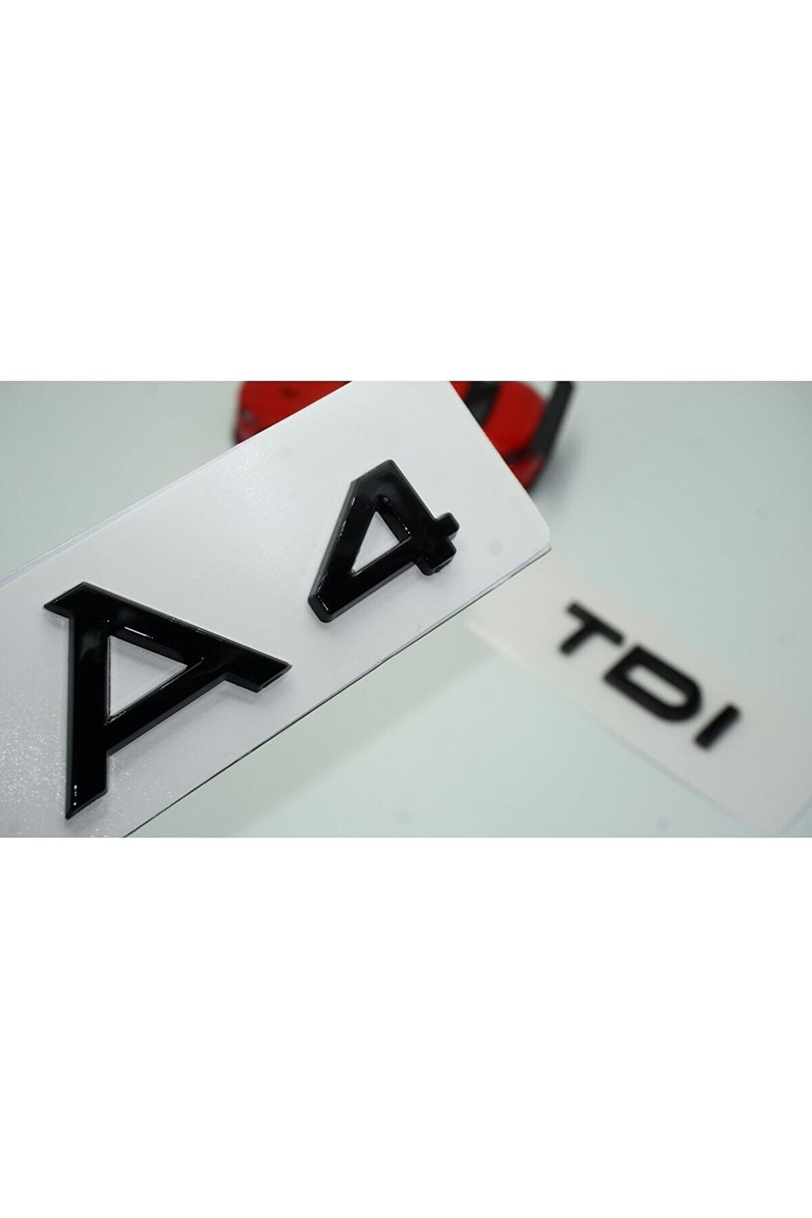 Audi A4 Tdi Parlak Siyah Abs 3m 3d Bagaj Yazı Logo Orjinal Ürün