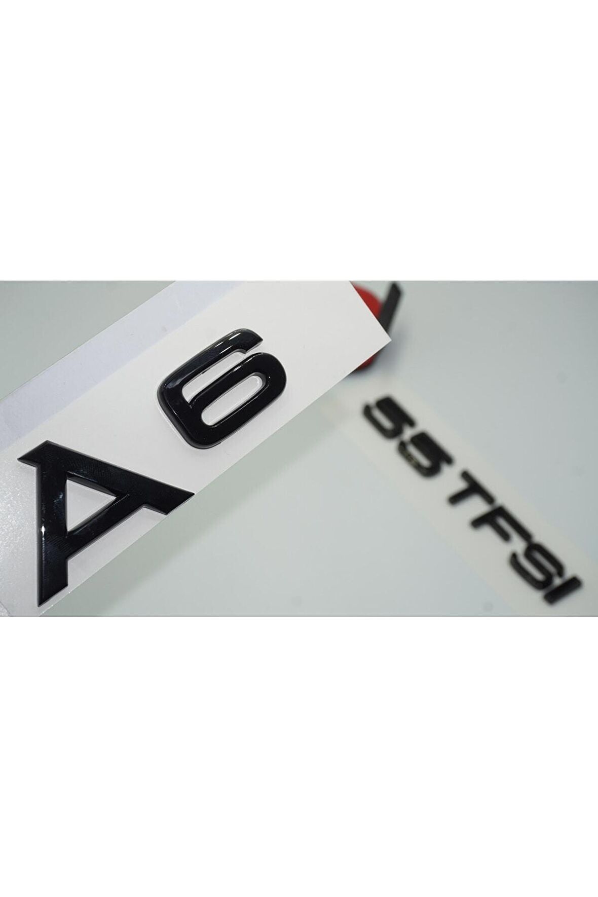 Audi A6 55 Tfsi Parlak Siyah Abs 3m 3d Bagaj Yazı Logo Orjinal Ürün