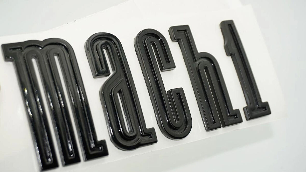 DK Tuning Mustang Mach1 Siyah ABS Logo Arma Ford İle Uyumlu