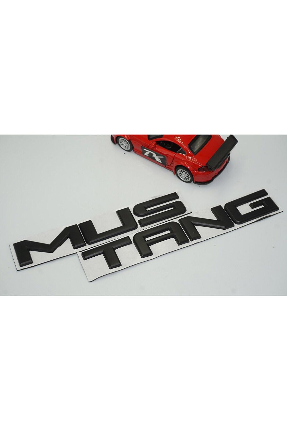 DK Mustang Bagaj 3M Siyah Metal Yazı Logo Amblem