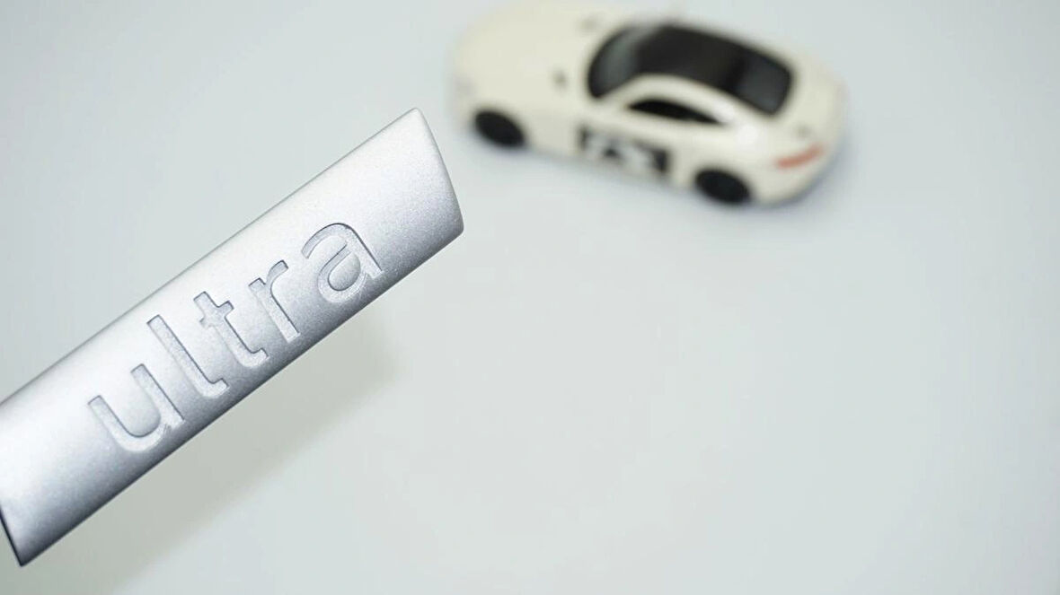 DK Tuning Ultra Bagaj Gri ABS Yazı Logo Audi İle Uyumlu