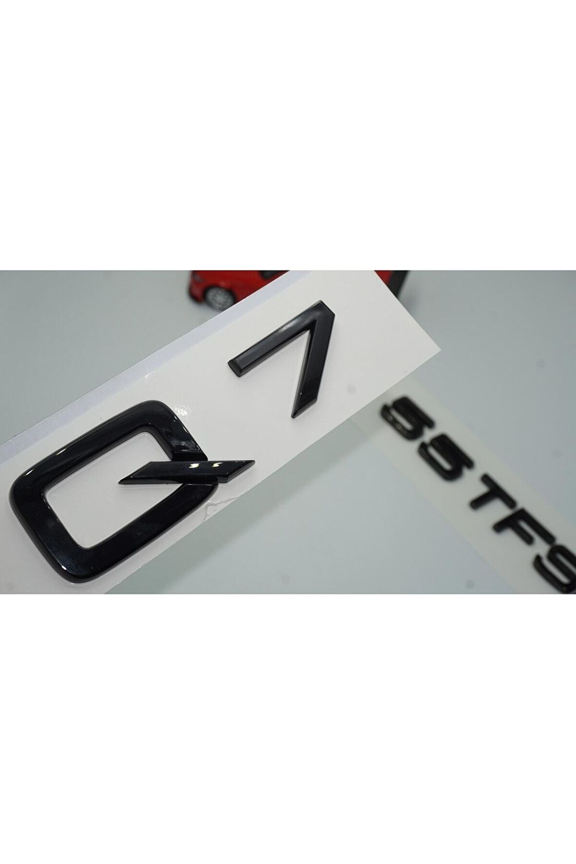 Audi Q7 55 Tfsi Parlak Siyah Abs 3m 3d Bagaj Yazı Logo Orjinal Ürün