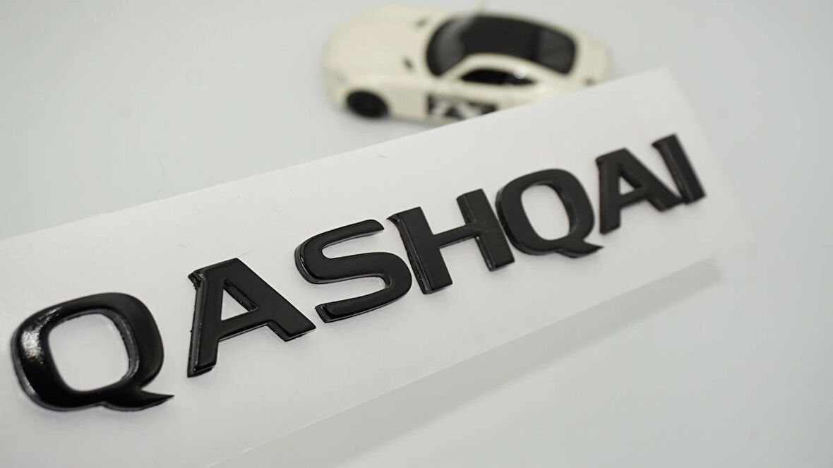 DK Tuning Qashqai J11 Siyah Bagaj Kısa Yazı Logo Nissan İle Uyumlu