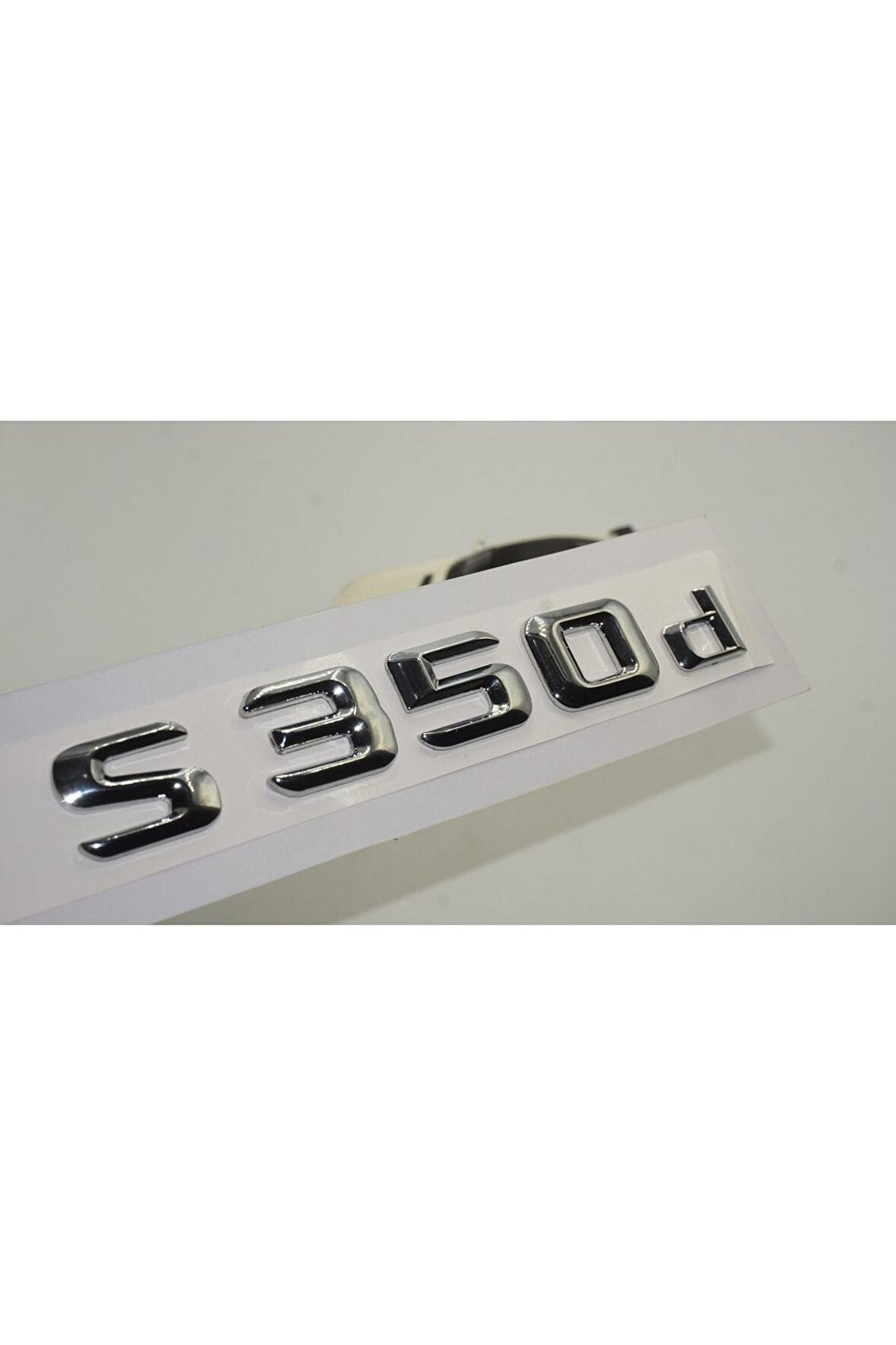 S350d Bagaj Krom Metal 3m 3d Yazı Logo