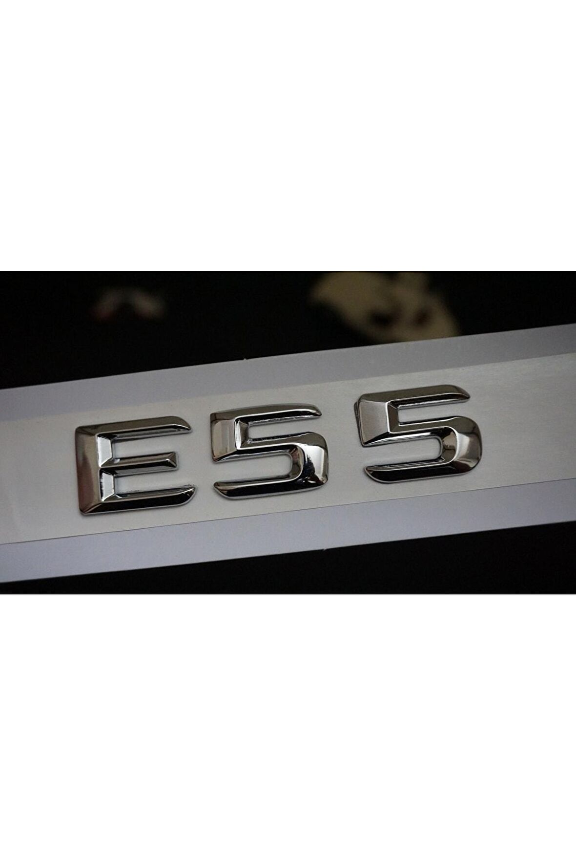 E55 Bagaj Krom Metal 3m 3d Yazı Logo