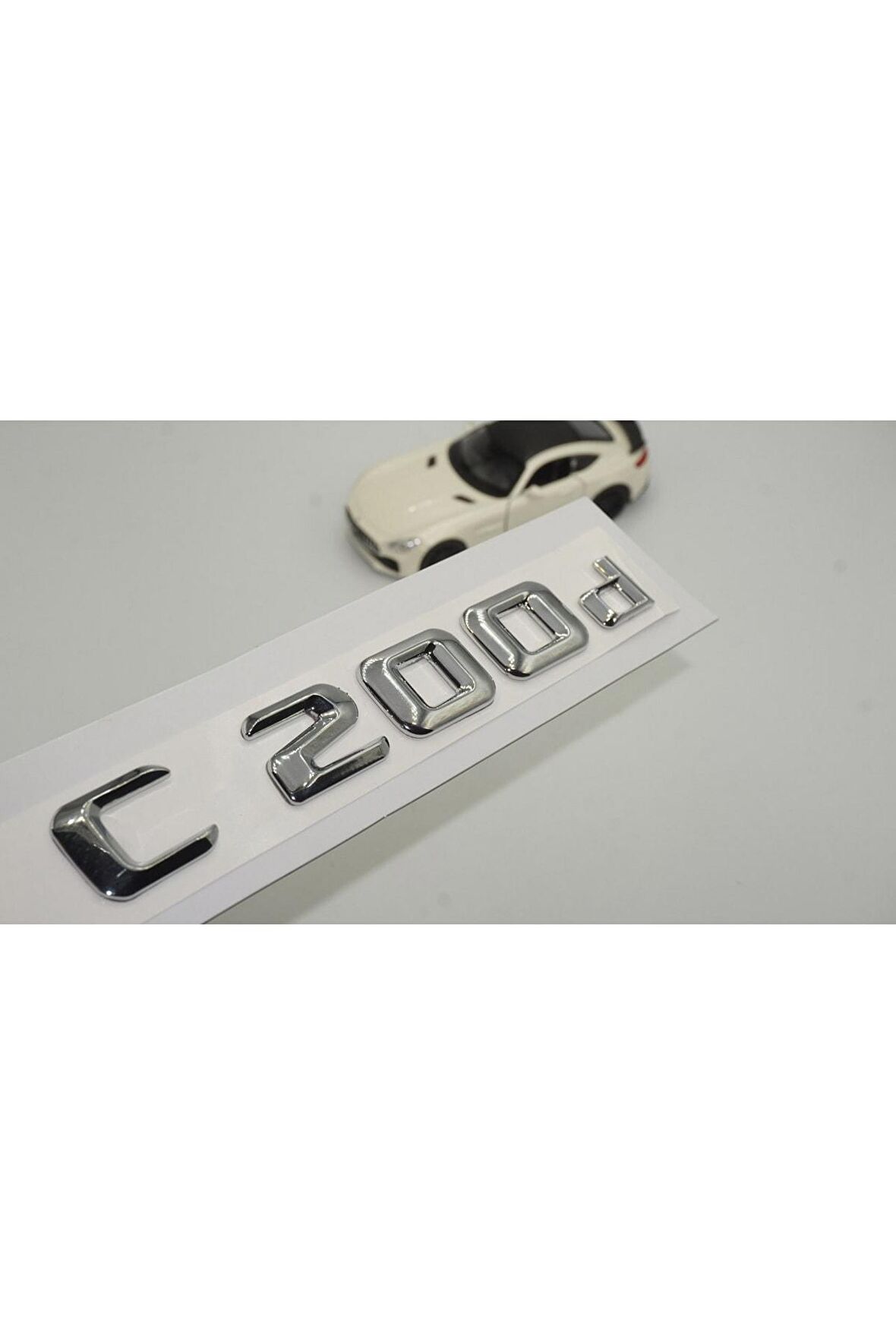 Mercedes Benz C200d Bagaj Krom Metal 3m 3d Yazı Logo