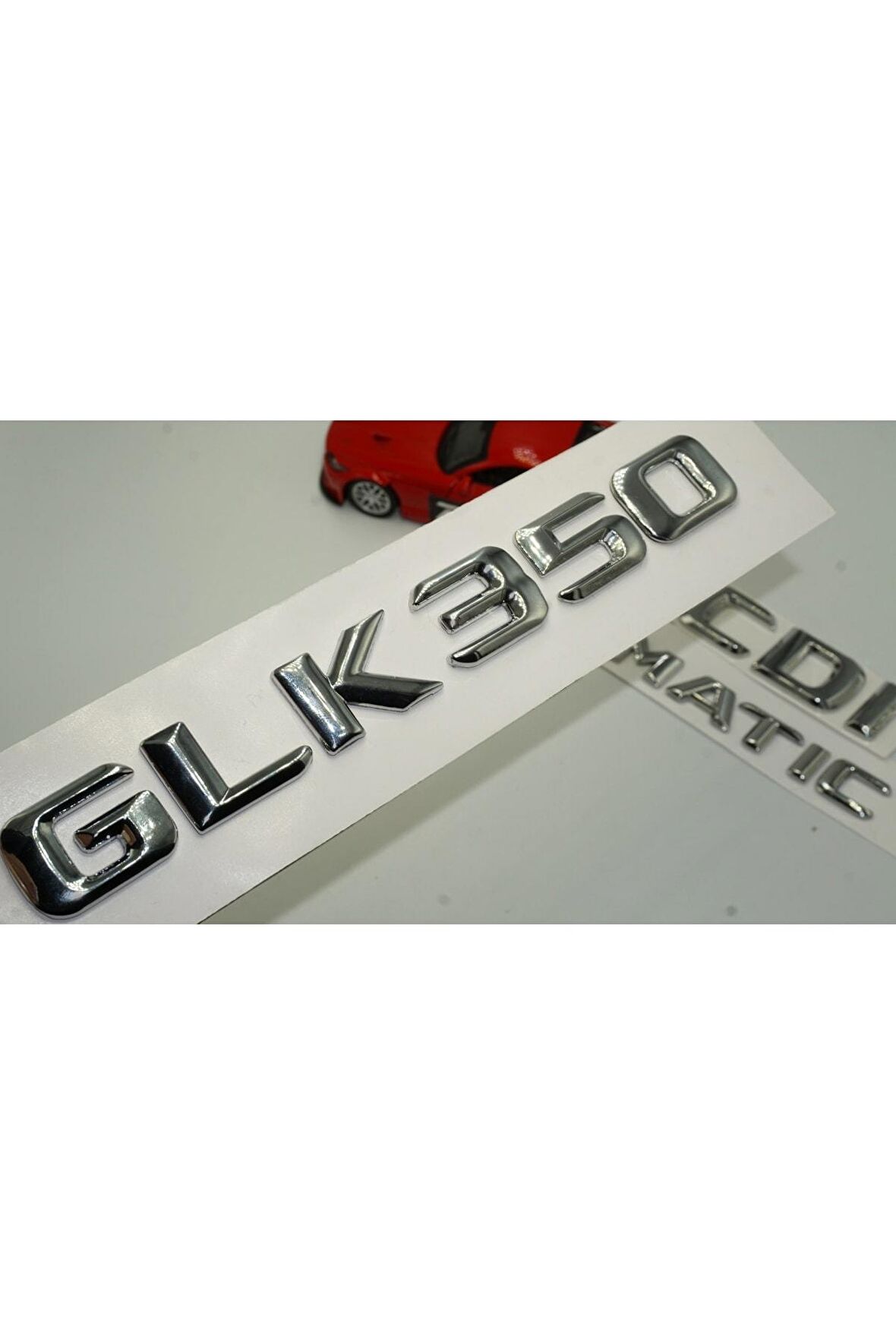 Benz Glk 350 Cdı 4matic Bagaj Krom Metal 3m 3d Yazı Logo