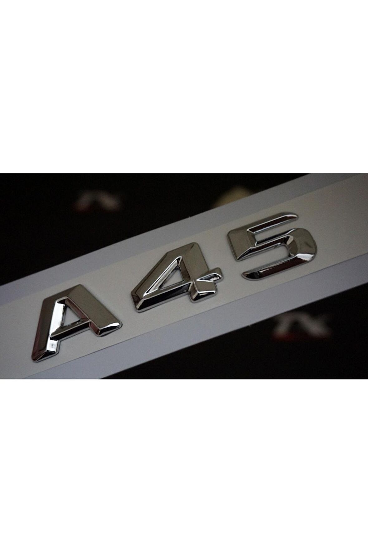 A45 Bagaj Krom Metal 3m 3d Yazı Logo