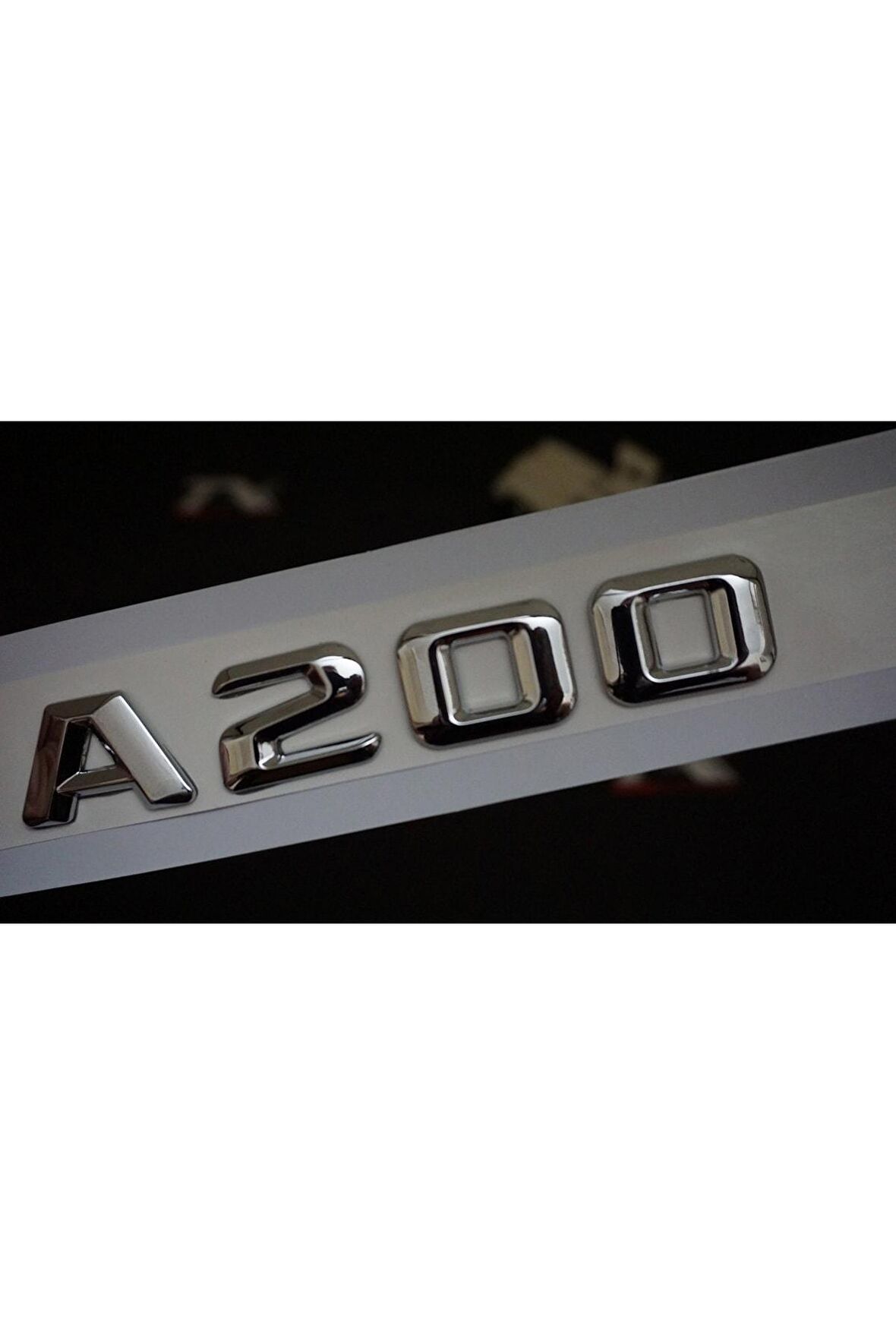 A200 Bagaj Krom Metal 3m 3d Yazı Logo