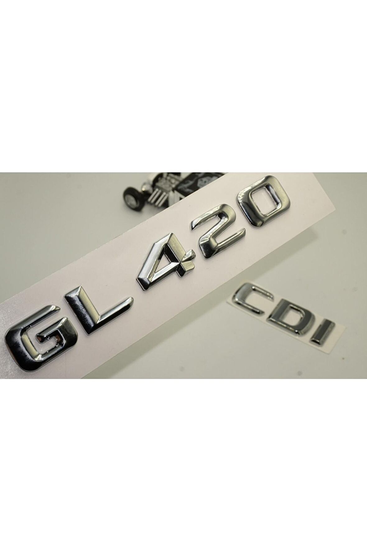 Benz Gl 420 Cdi Bagaj Krom Metal 3m 3d Yazı Logo